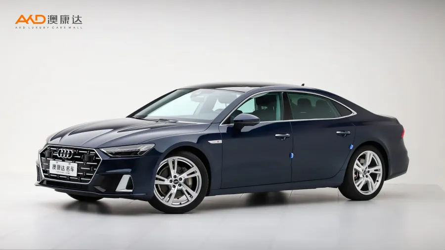 二手奧迪A7L 45TFSI quattro S-line見遠(yuǎn)型流晶套裝圖片