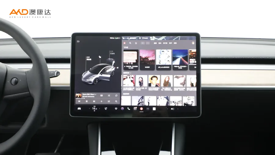 二手特斯拉Model 3 改款长续航后轮驱动版图片3808763