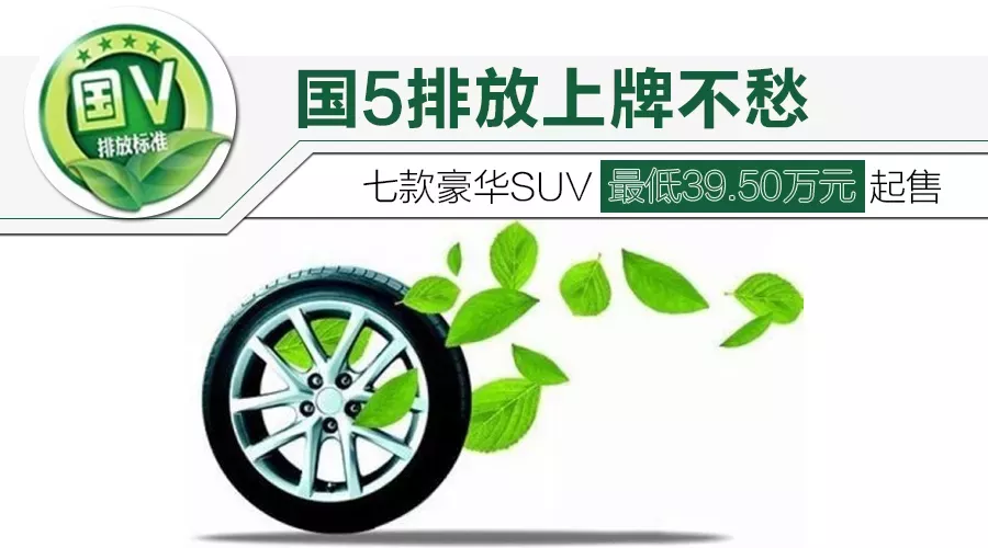国5排放上牌不愁  七款豪华SUV最低39.50万元起售